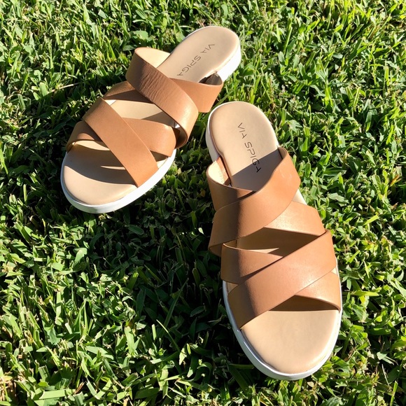 Via Spiga Shoes - Via Spiga Leather Slides